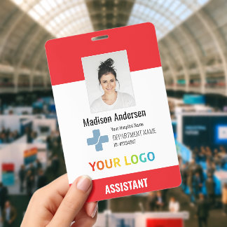 XXL gepersonaliseerd logo en foto-ID voor ziekenhu Badge
