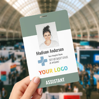 XXL gepersonaliseerd logo en foto-ID voor ziekenhu Badge