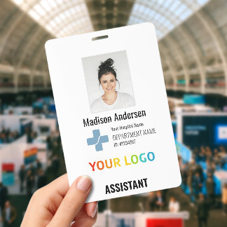 XXL gepersonaliseerde logo en foto-ID voor ziekenh Badge