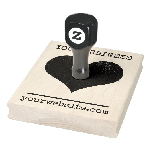XXL Groot Zakelijk Logo Website Aangepast Rubberstempel (Stempel)