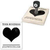 XXL Groot Zakelijk Logo Website Aangepast Rubberstempel (Gestempeld)