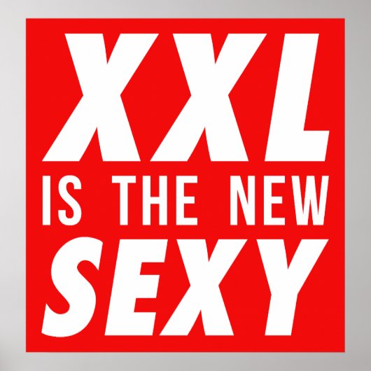 XXL is de nieuwe sexy Poster (Voorkant)