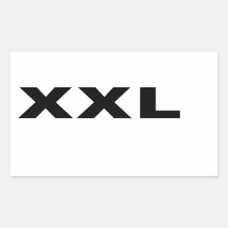 XXL RECHTHOEKIGE STICKER