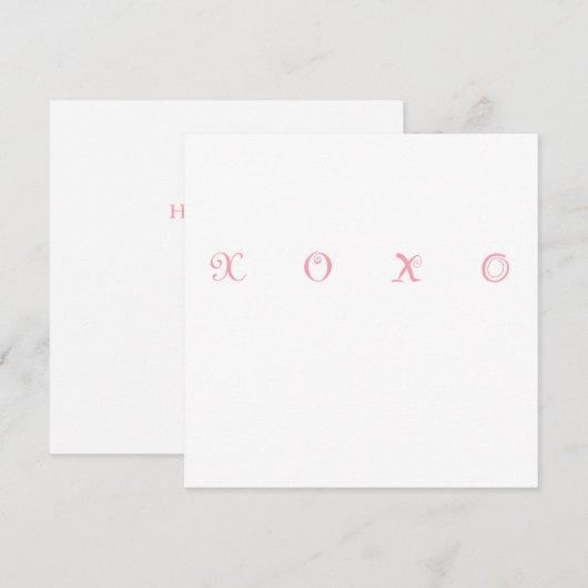 xxoo (Voorkant / Achterkant)