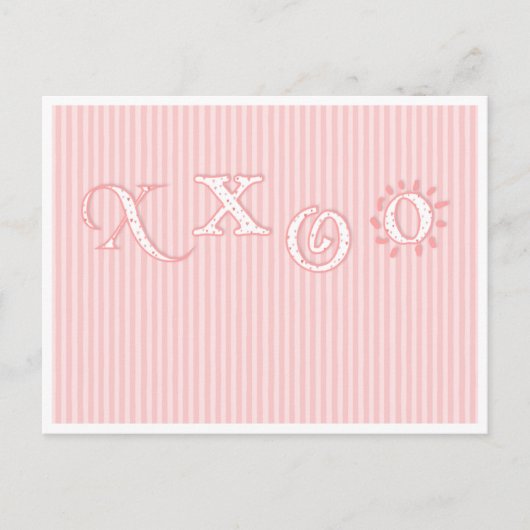 xxoo briefkaart (Voorkant)