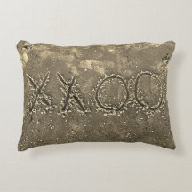 XXOO KNUFFELS & KISSES Sierkussen in Tan