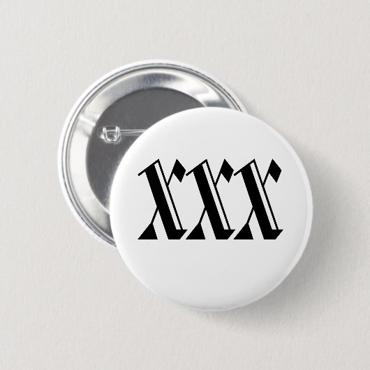 XXX RONDE BUTTON 5,7 CM (Voorkant /achterkant)