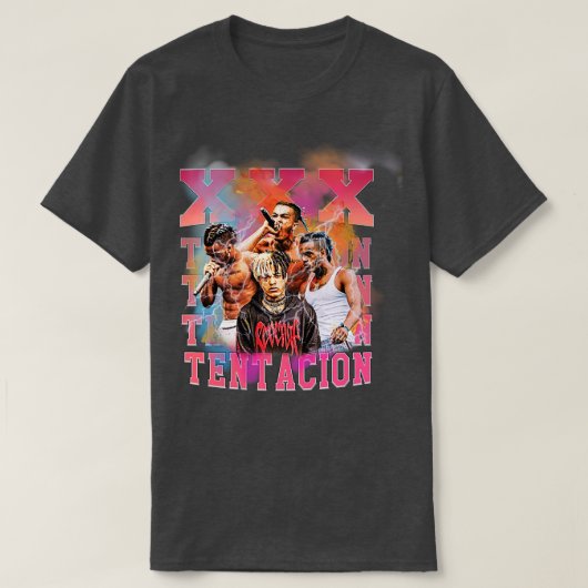 XXX tentation bootleg hip hop t shirt ontwerp (Design voorkant)