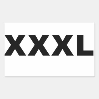 XXXL RECHTHOEKIGE STICKER