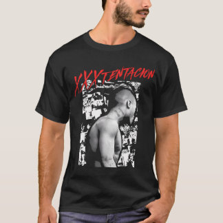 xxxtentacion collage zwart t-shirt