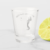 xxxx dbl dames Aangepaste Bar Bedrijfs Golf Shot Glas (Achterkant)
