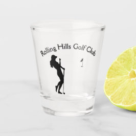 xxxx dbl dames Aangepaste Bar Bedrijfs Golf Shot Glas