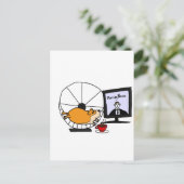 XY- Funny Hamster op een oefenwielsatire Briefkaart (Staand voorkant)