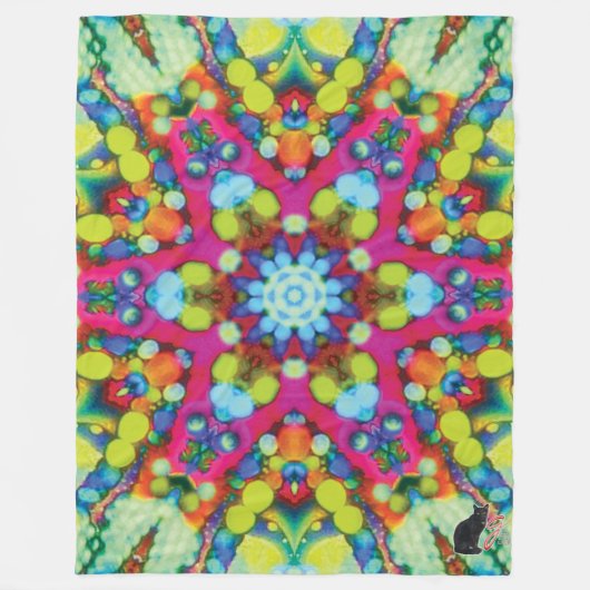 Xycon Kaleidoscope Fleece Blanket (Voorkant)