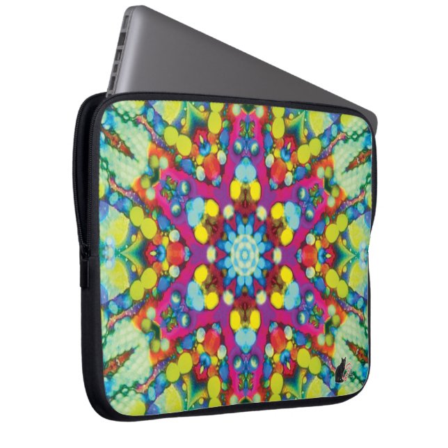 Xycon Kaleidoscope Laptop Sleeve (Voorkant Rechts)