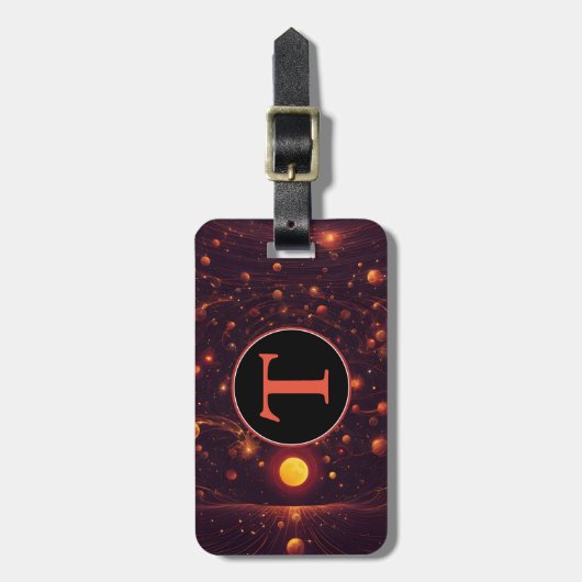 Xylaria drift bagagelabel (Voorkant verticaal)