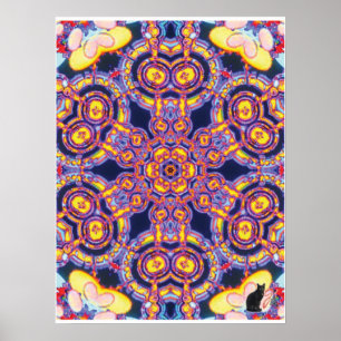 Xylem Kinetische Collage Kaleidoscoop Poster