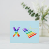 Xylofoonkaart Briefkaart (Staand voorkant)
