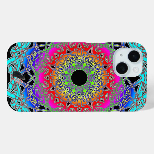 Xylographic Spectra Glyph Hoesje-Mate iPhone Case (Achterkant (horizontaal))