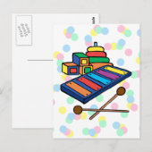 Xylophone Briefkaart (Voorkant / Achterkant)