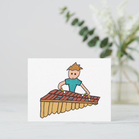 Xylophone Briefkaart (Staand voorkant)