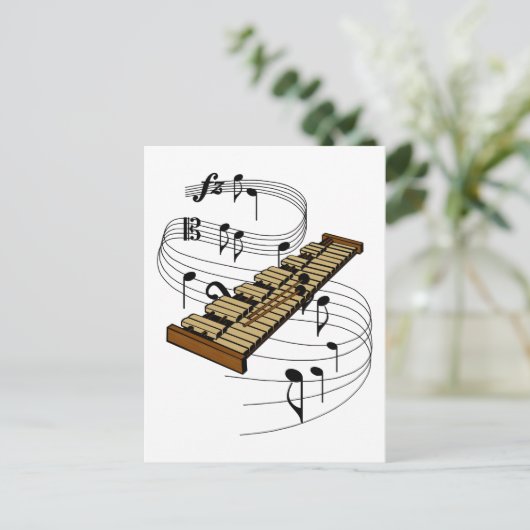 Xylophone Briefkaart (Staand voorkant)