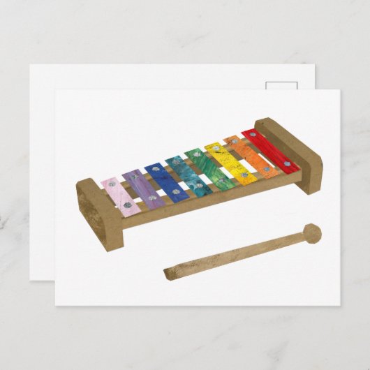 Xylophone Briefkaart (Voorkant / Achterkant)