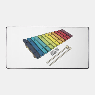 Xylophone cartoon illustratie bureaumat