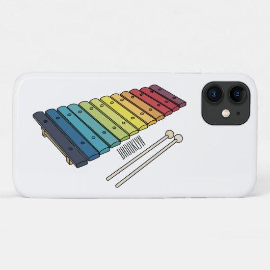 Xylophone cartoon illustratie Case-Mate iPhone case (Achterkant (horizontaal))