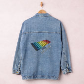 Xylophone cartoon illustratie denim jacket (Hangar)