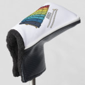 Xylophone cartoon illustratie golfheadcover (3/4 voorkant)