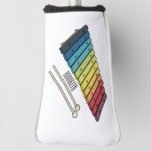 Xylophone cartoon illustratie golfheadcover (Draai 90)