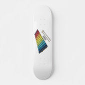 Xylophone cartoon illustratie persoonlijk skateboard (Voorkant)