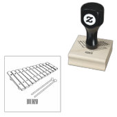Xylophone cartoon illustratie rubberstempel (Gestempeld)