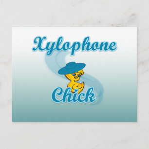 Xylophone Chick #3 Briefkaart