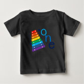 Xylophone eerste verjaardag shirt (Voorkant)
