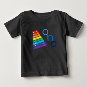 Xylophone eerste verjaardag shirt