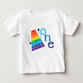 Xylophone eerste verjaardag shirt (Voorkant)