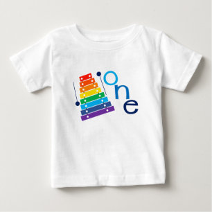 Xylophone eerste verjaardag shirt