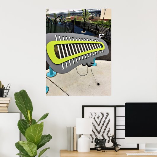 Xylophone-foto afspelen poster (Thuiskantoor)