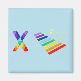 Xylophone Fridge Magnet