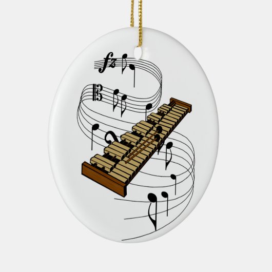 Xylophone Keramisch Ornament (Rechts)