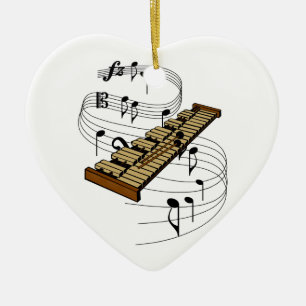 Xylophone Keramisch Ornament
