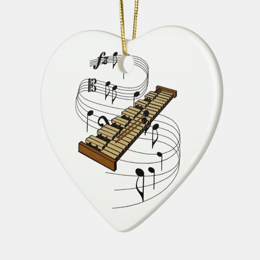 Xylophone Keramisch Ornament (Links)