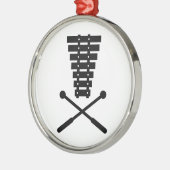 Xylophone Metalen Ornament (Links)