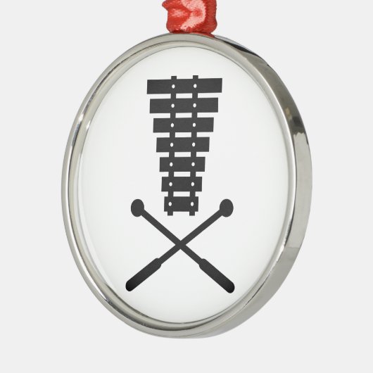 Xylophone Metalen Ornament (Links)