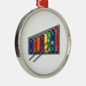 Xylophone Metalen Ornament (Rechts)