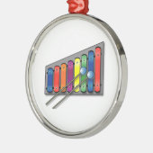 Xylophone Metalen Ornament (Links)