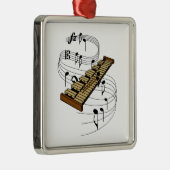Xylophone Metalen Ornament (Rechts)