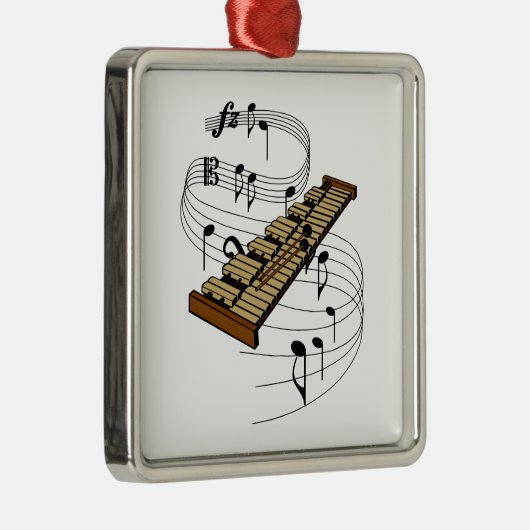 Xylophone Metalen Ornament (Rechts)